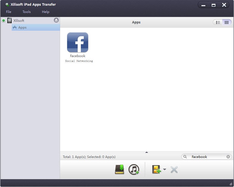 Xilisoft iPad Apps Transfer