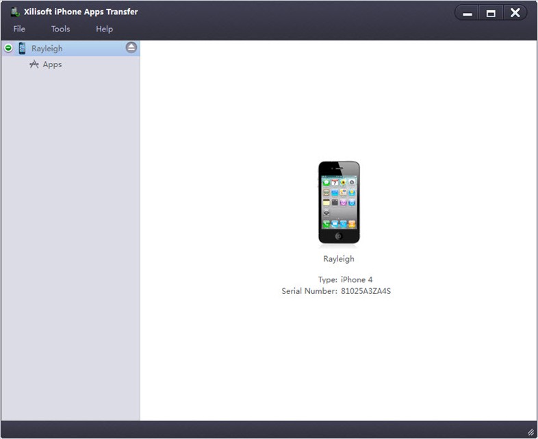 Xilisoft iPhone Apps Transfer